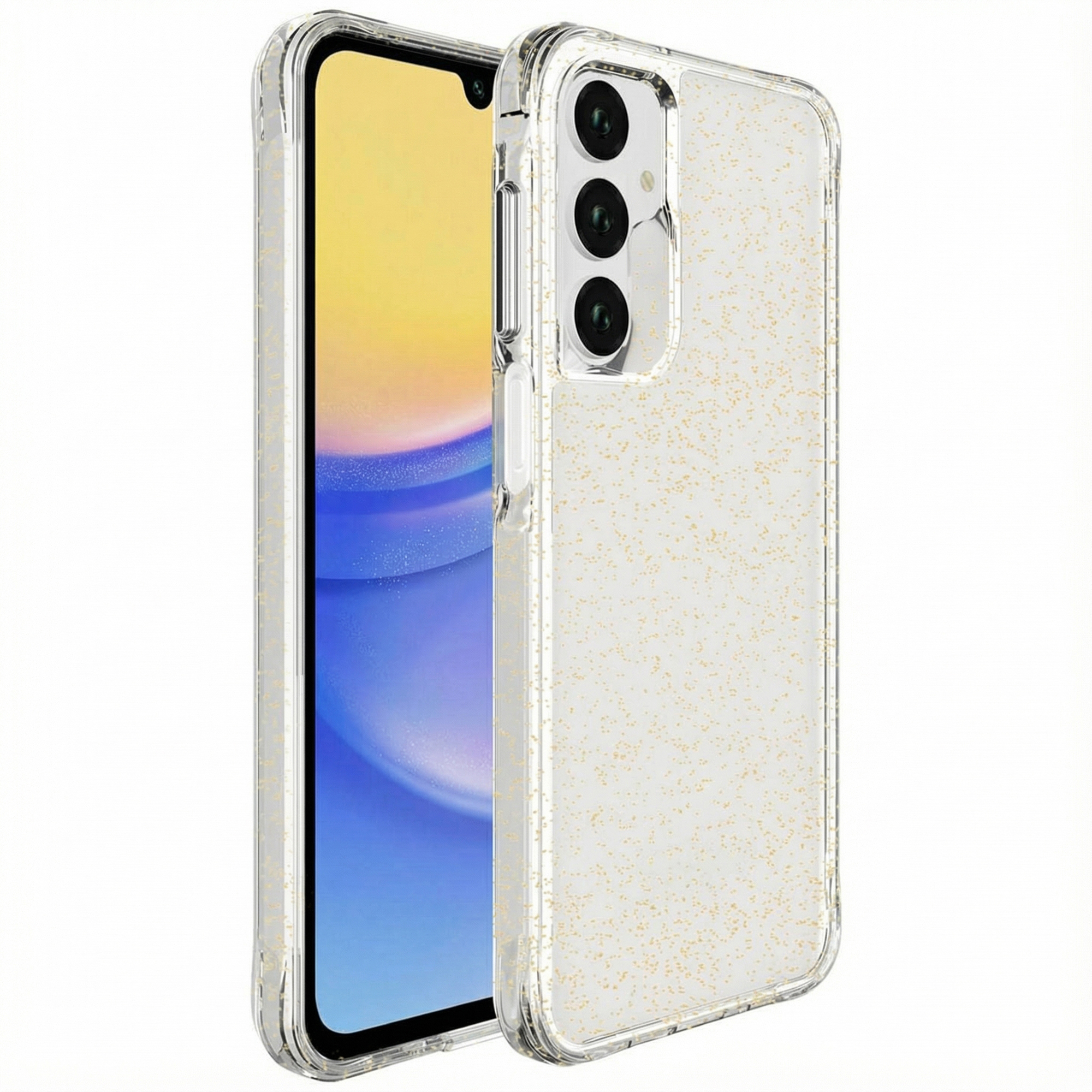 imoshion Clear Glitter Backcover voor de Samsung Galaxy A26 / A16 - Goud