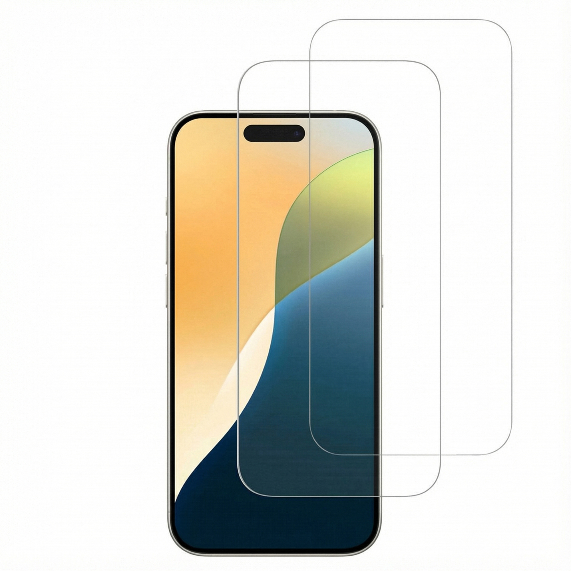 Accezz Gehard Glas Screenprotector 2-pack voor de Apple iPhone 18 Pro / 17 Pro / 17 / 16 Pro