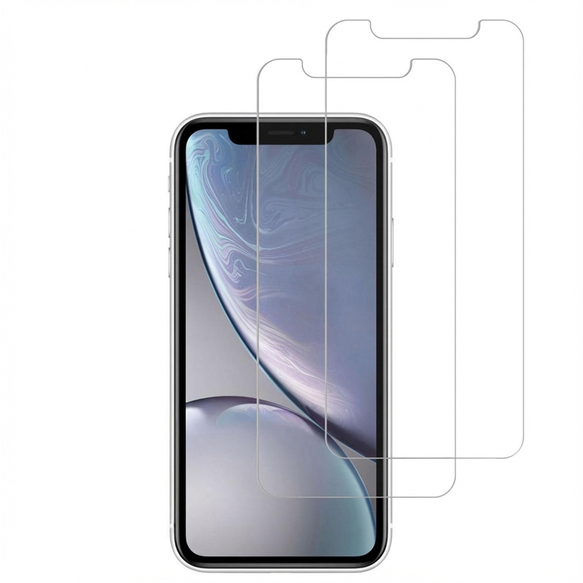 Accezz Gehard Glas Screenprotector 2-pack voor de Apple iPhone 12 (Pro) / 11 / XR