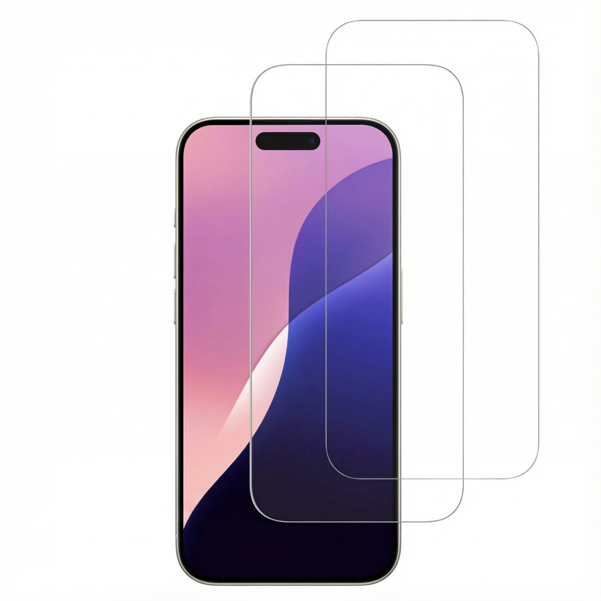 Accezz Gehard Glas Screenprotector 2-pack voor de Apple iPhone 18 Pro Max / 17 Pro Max / 16 Pro Max