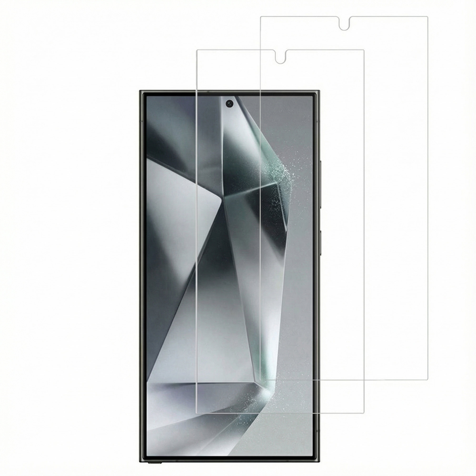 Accezz Gehard Glas Screenprotector 2-pack voor de Samsung Galaxy S24 Ultra