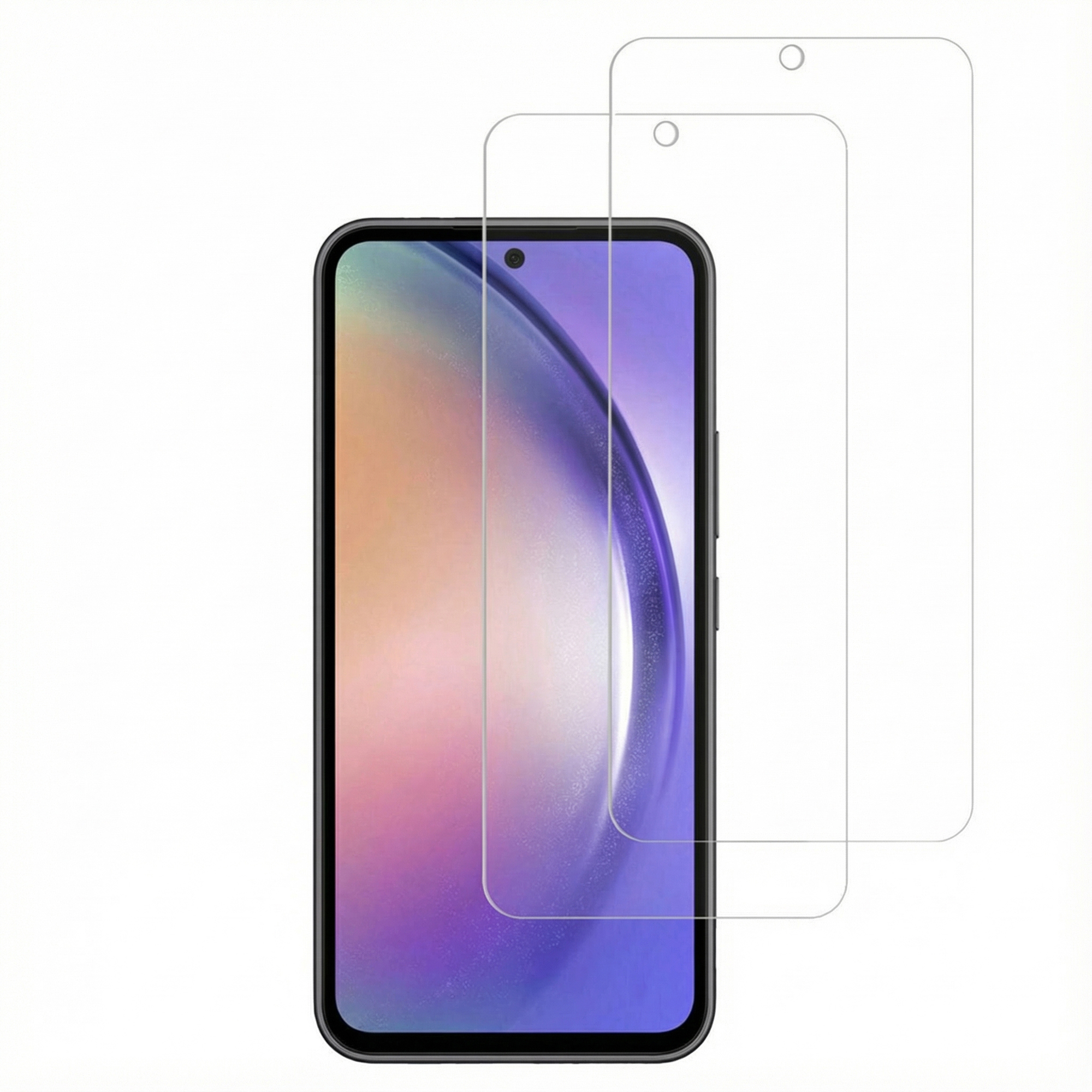 Accezz Gehard Glas Screenprotector 2-pack voor de Samsung Galaxy A54 (5G) / S23 FE