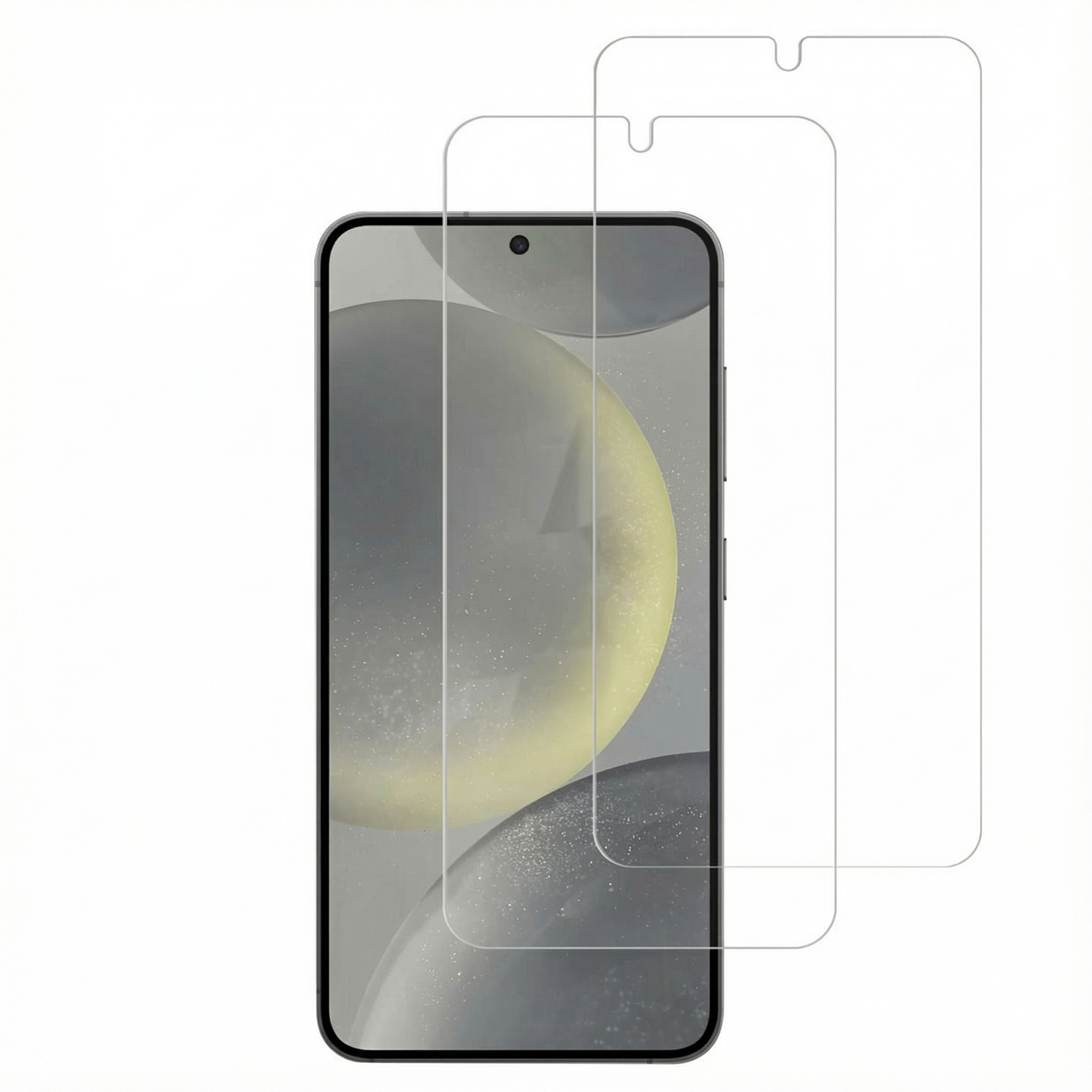 Accezz Gehard Glas Screenprotector 2-pack voor de Samsung Galaxy S25 / S24