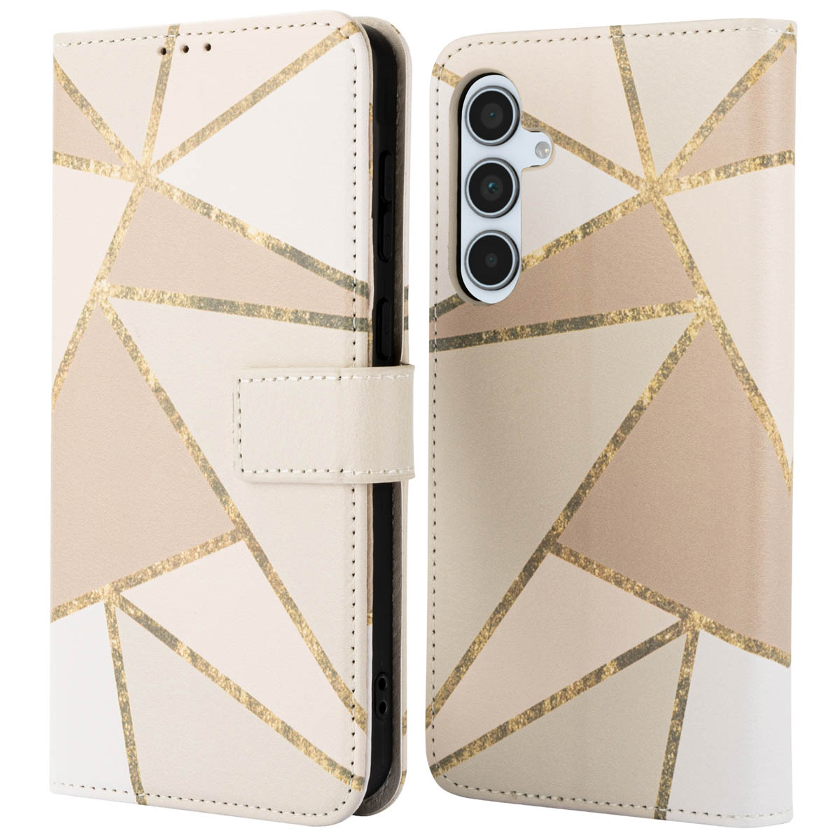 imoshion Design Bookcase voor de Samsung Galaxy A35 - Beige Graphic