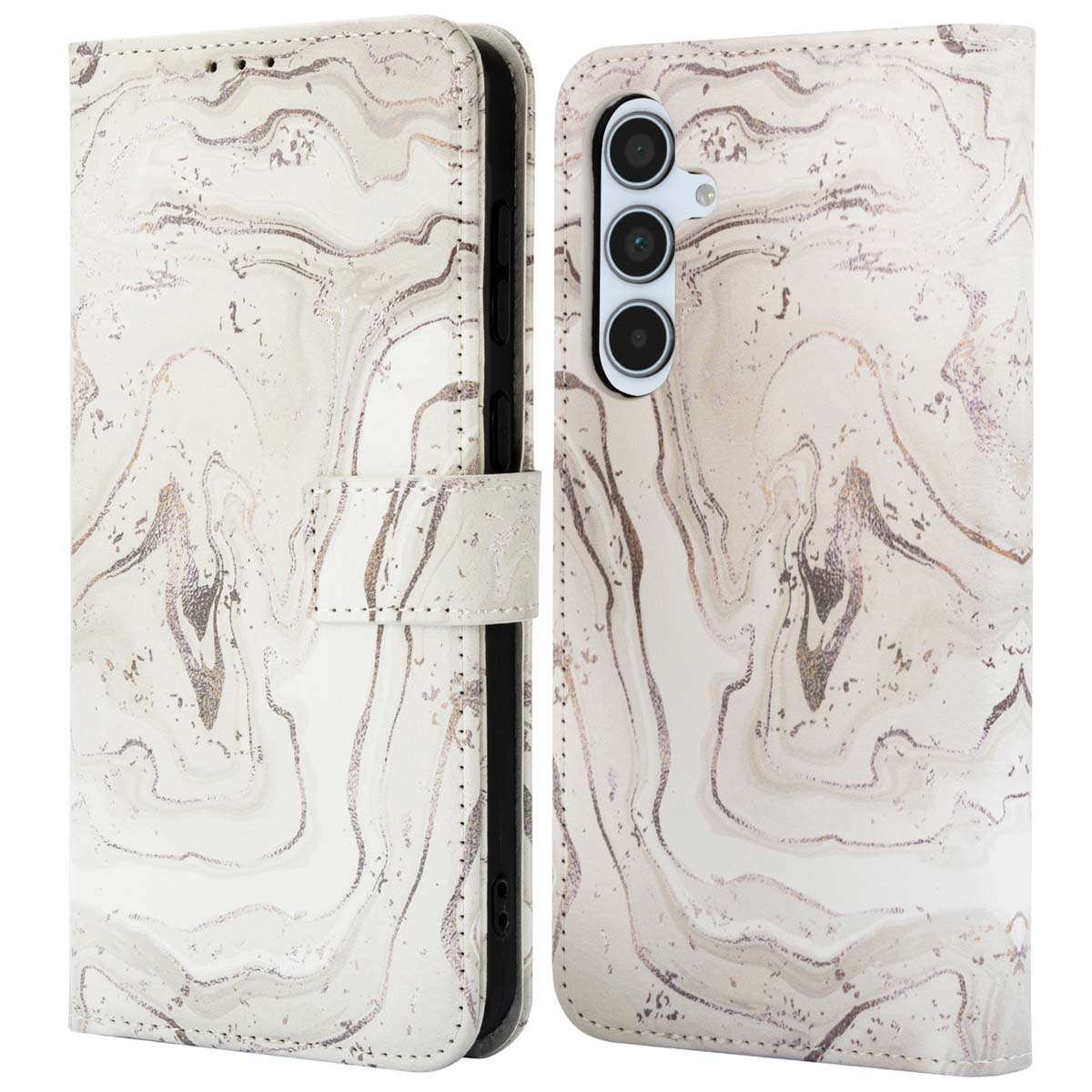 imoshion Design Bookcase voor de Samsung Galaxy A35 - Sandy Marble