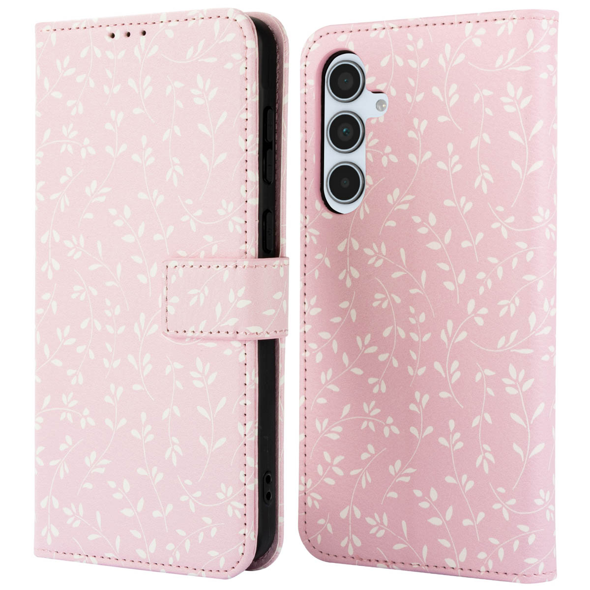 imoshion Design Bookcase voor de Samsung Galaxy A35 - Pink Bazaar Flowers