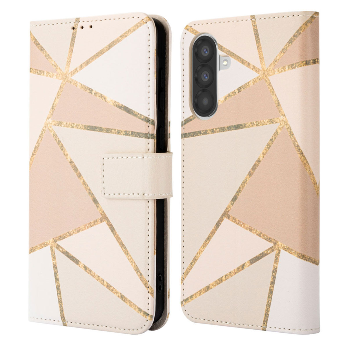 imoshion Design Bookcase voor de Samsung Galaxy A36 - Beige Graphic