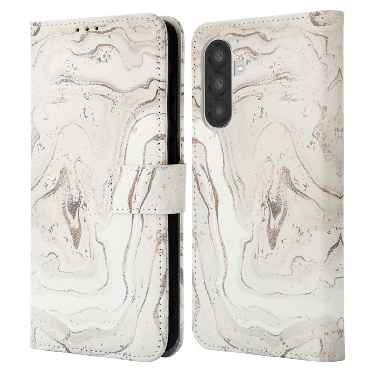 imoshion Design Bookcase voor de Samsung Galaxy A36 - Sandy Marble