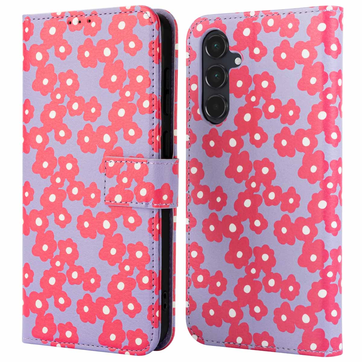 imoshion Design Bookcase voor de Samsung Galaxy A55 - Dusty Rose Blossoms