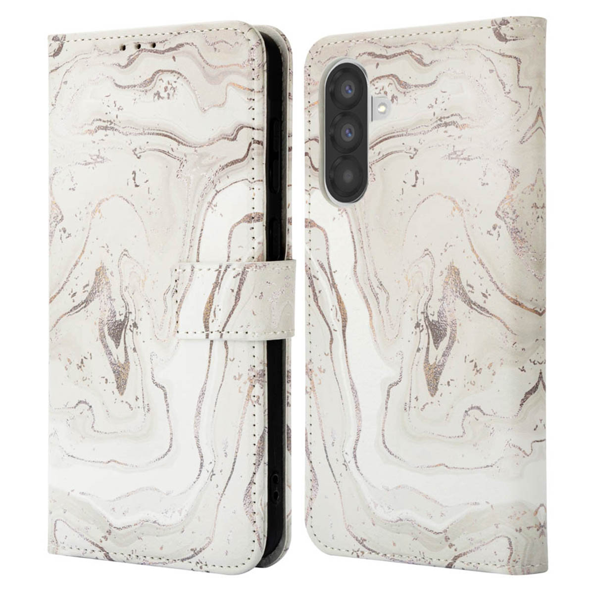 imoshion Design Bookcase voor de Samsung Galaxy A56 - Sandy Marble