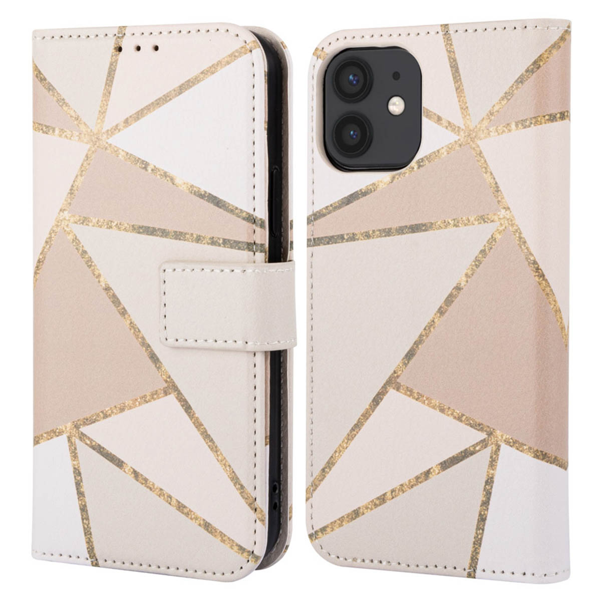 imoshion Design Bookcase voor de Apple iPhone 11 - Beige Graphic