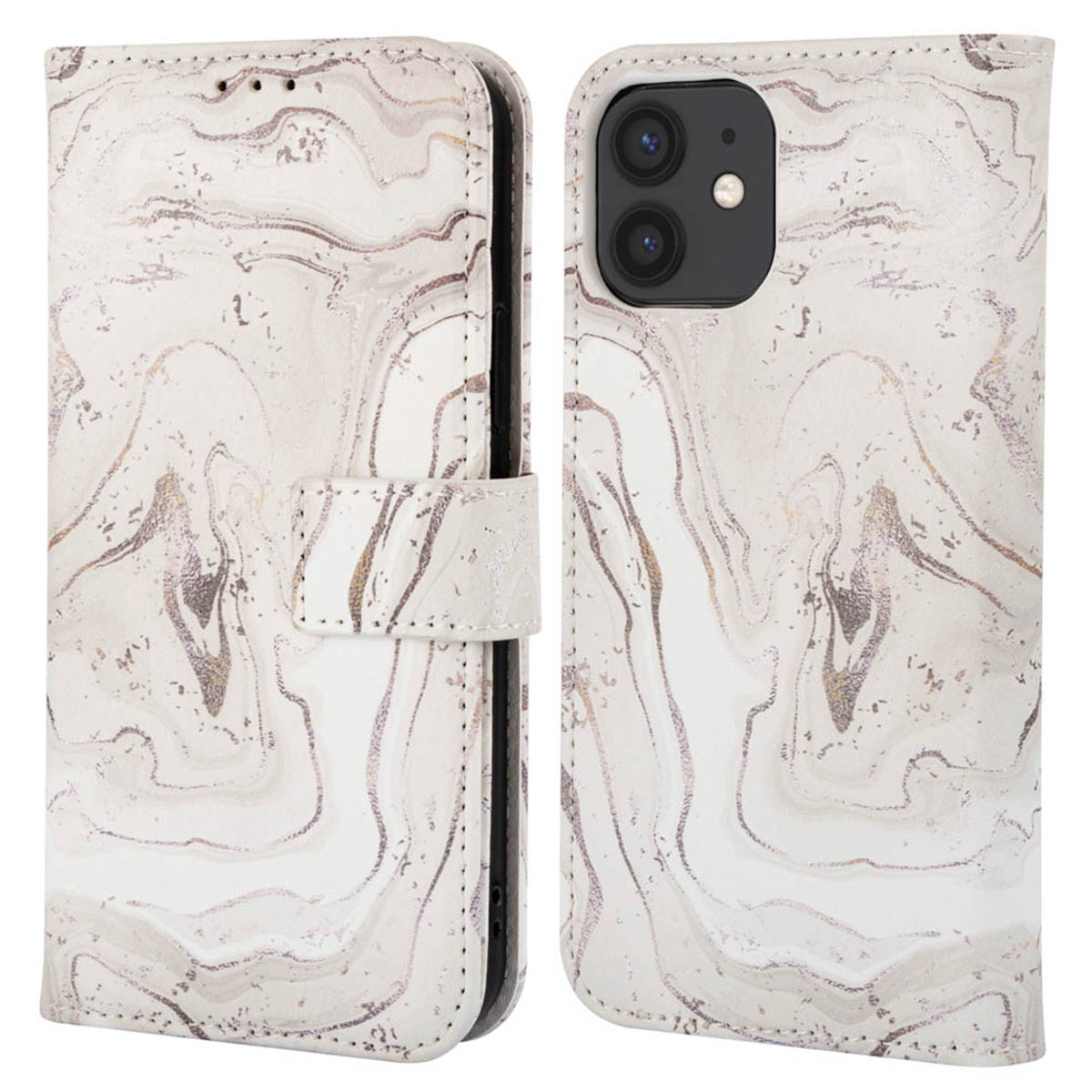 imoshion Design Bookcase voor de Apple iPhone 11 - Sandy Marble