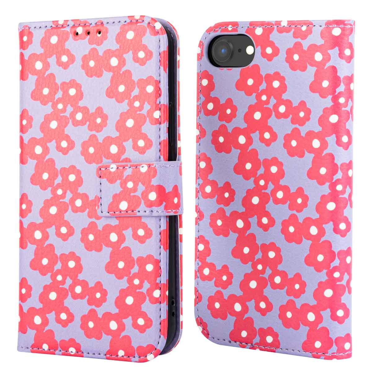 imoshion Design Bookcase voor de Apple iPhone 17e / 16e - Dusty Rose Blossoms