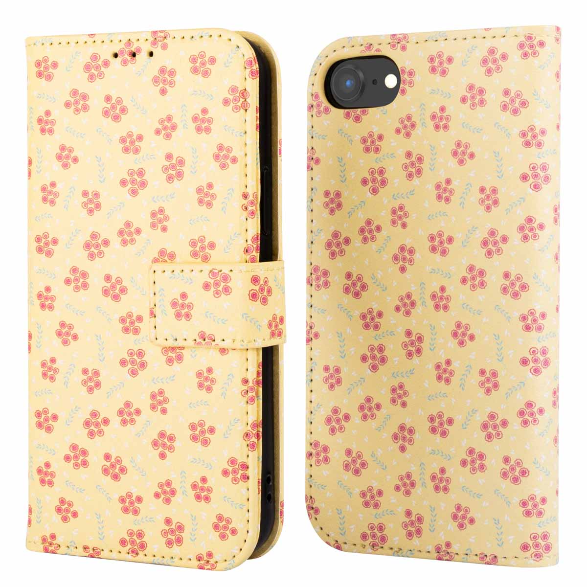 imoshion Design Bookcase voor de Apple iPhone 17e / 16e - Sunny Yellow Petite Flowers
