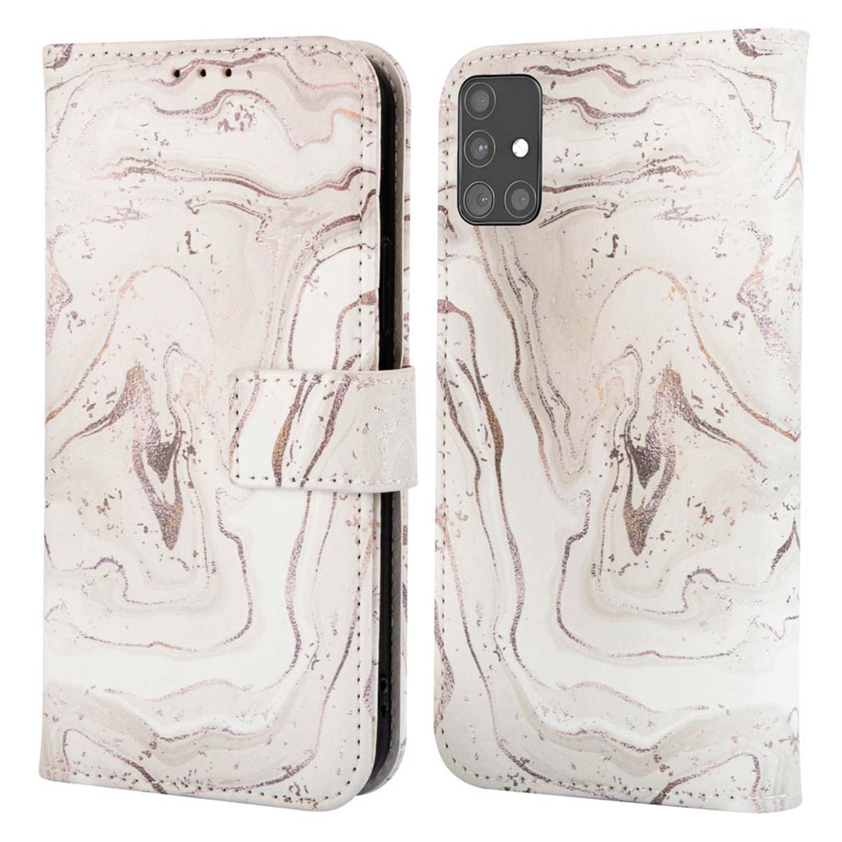 imoshion Design Bookcase voor de Samsung Galaxy A51 - Sandy Marble
