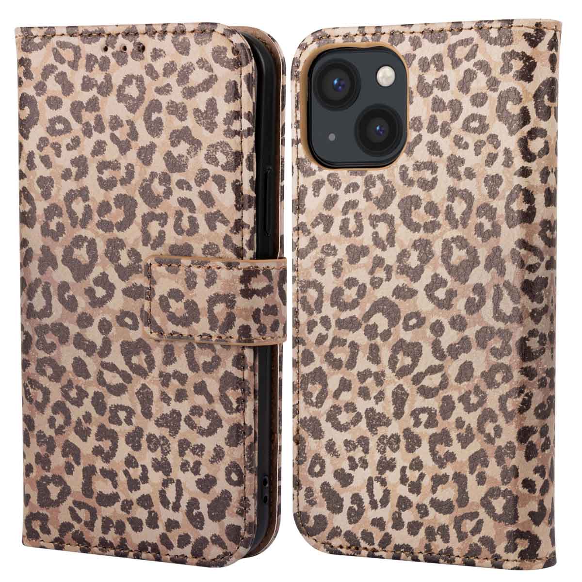 imoshion Design Bookcase voor de Apple iPhone 13 - Leopard Mood