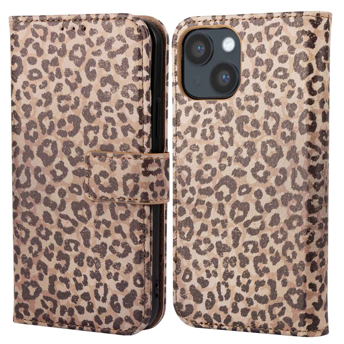 imoshion Design Bookcase voor de Apple iPhone 14 - Leopard Mood