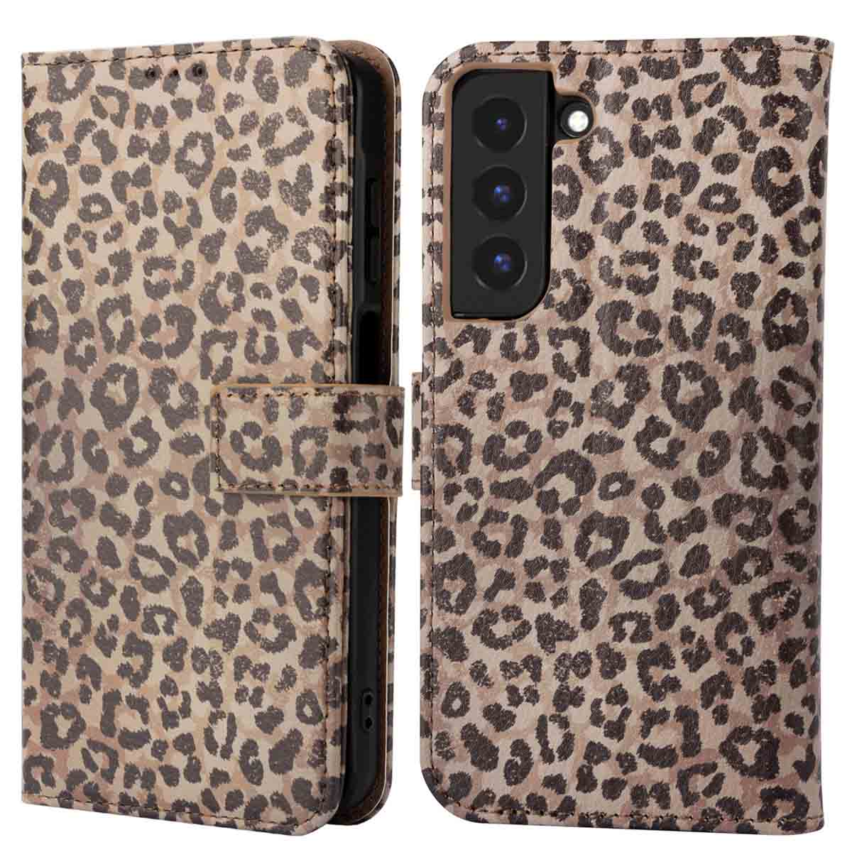 imoshion Design Bookcase voor de Samsung Galaxy S22 - Leopard Mood