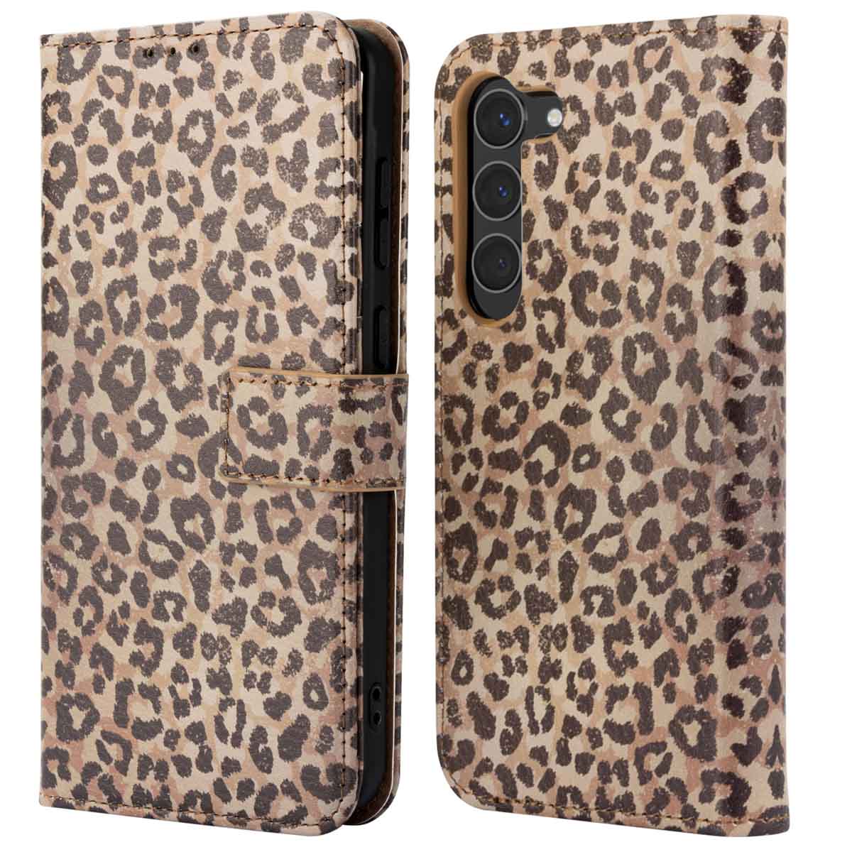 imoshion Design Bookcase voor de Samsung Galaxy S23 - Leopard Mood