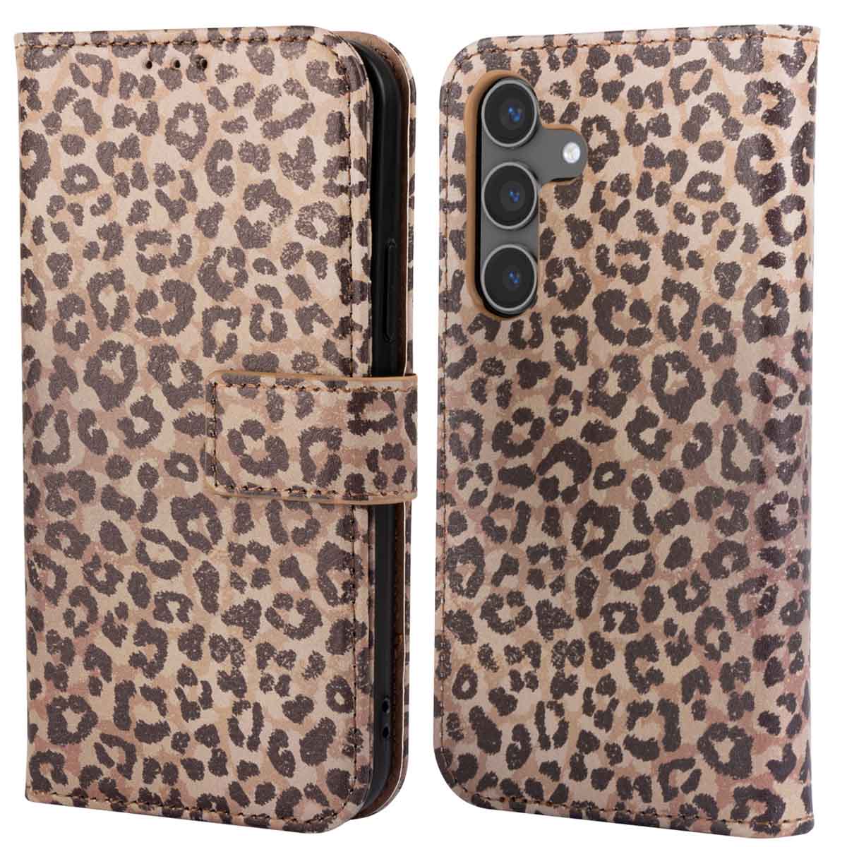 imoshion Design Bookcase voor de Samsung Galaxy S24 - Leopard Mood
