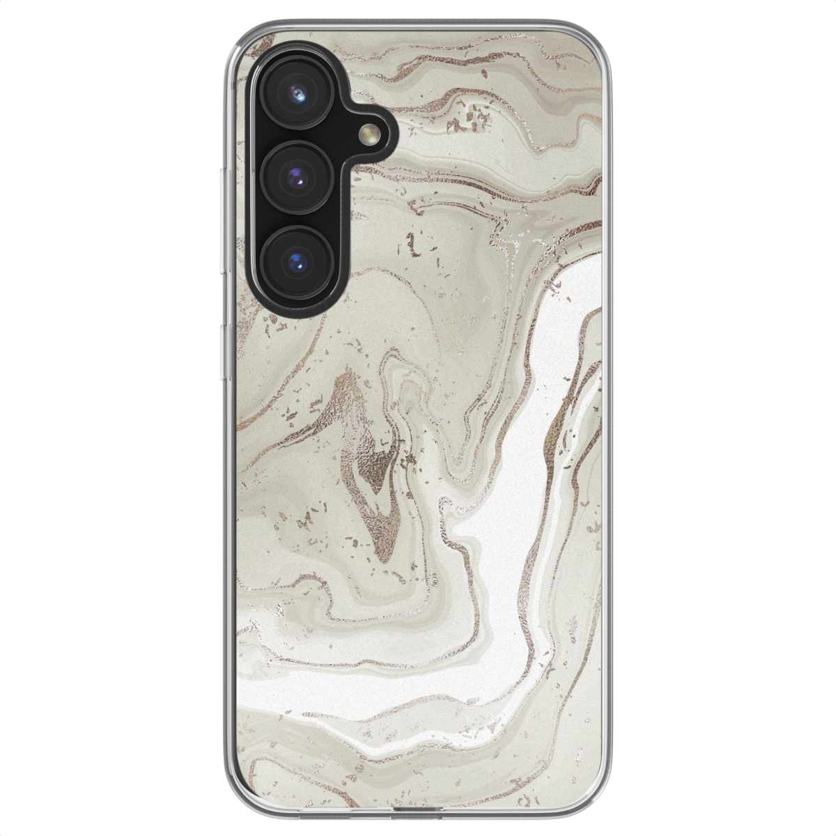 imoshion Hoesje - Geschikt voor Samsung Galaxy S24 FE - Design hoesje - Marble