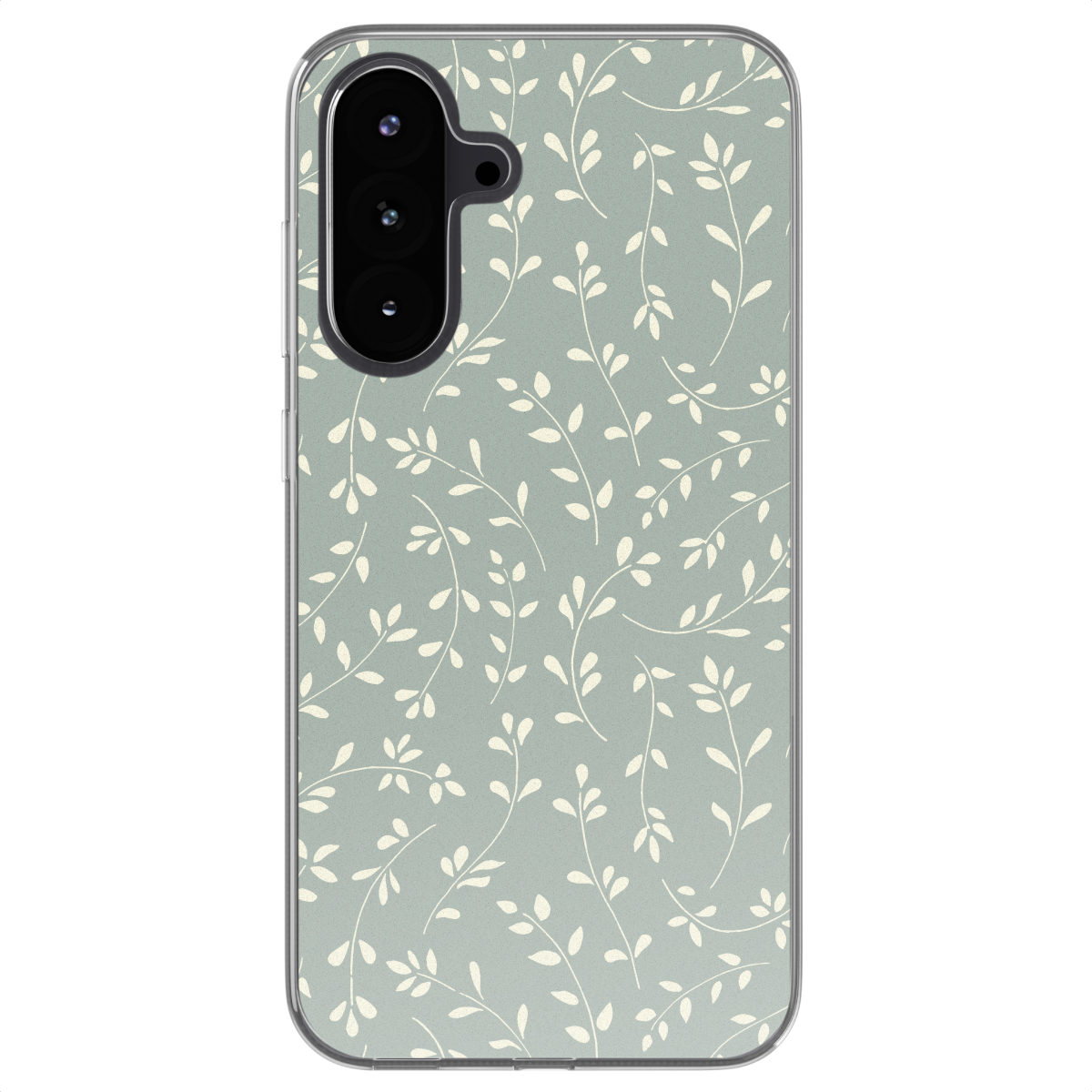 imoshion Design hoesje voor de Samsung Galaxy A56 - Smoke Green Flowers