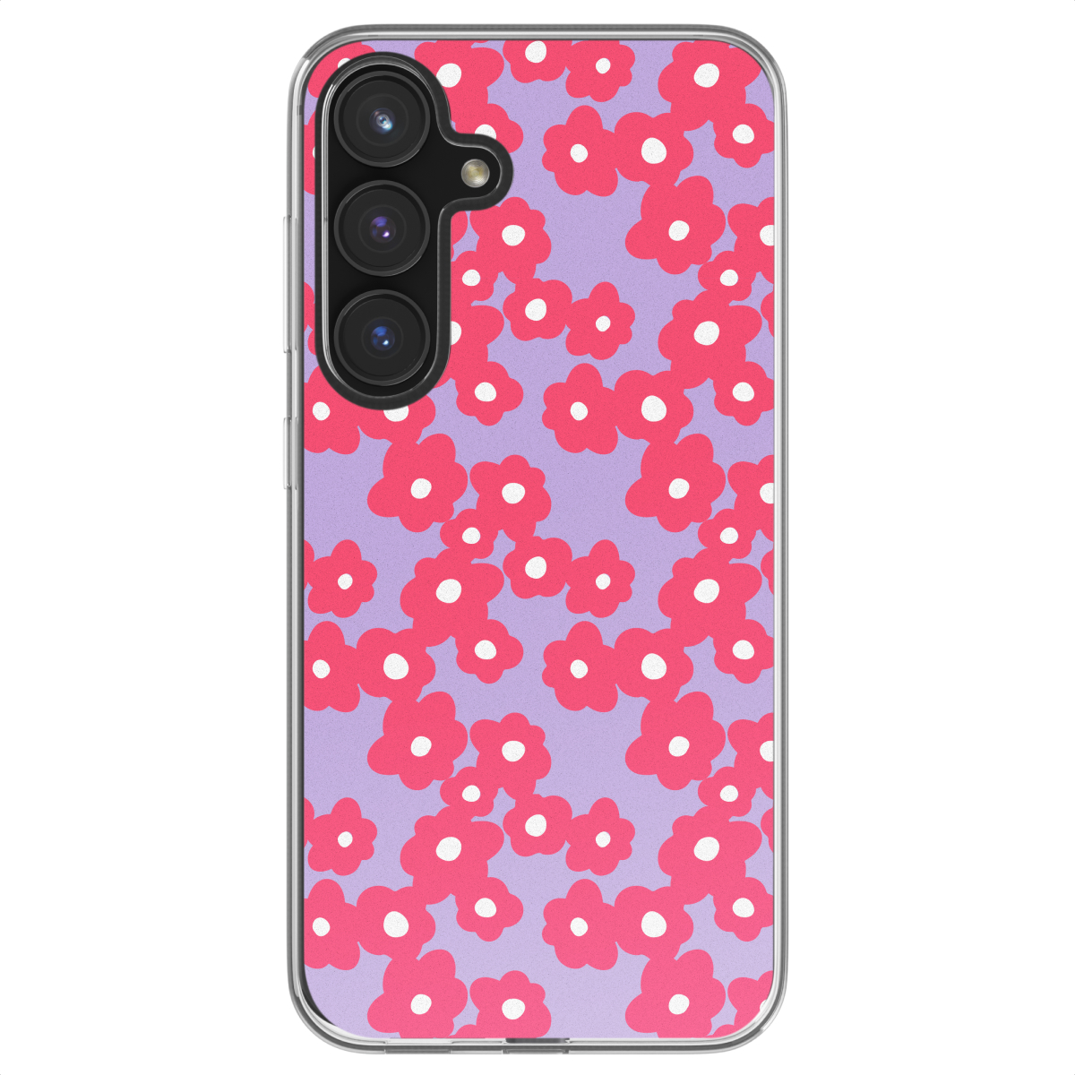 imoshion Hoesje - Geschikt voor Samsung Galaxy S24 FE - Design hoesje - Dusty Rose Blossoms
