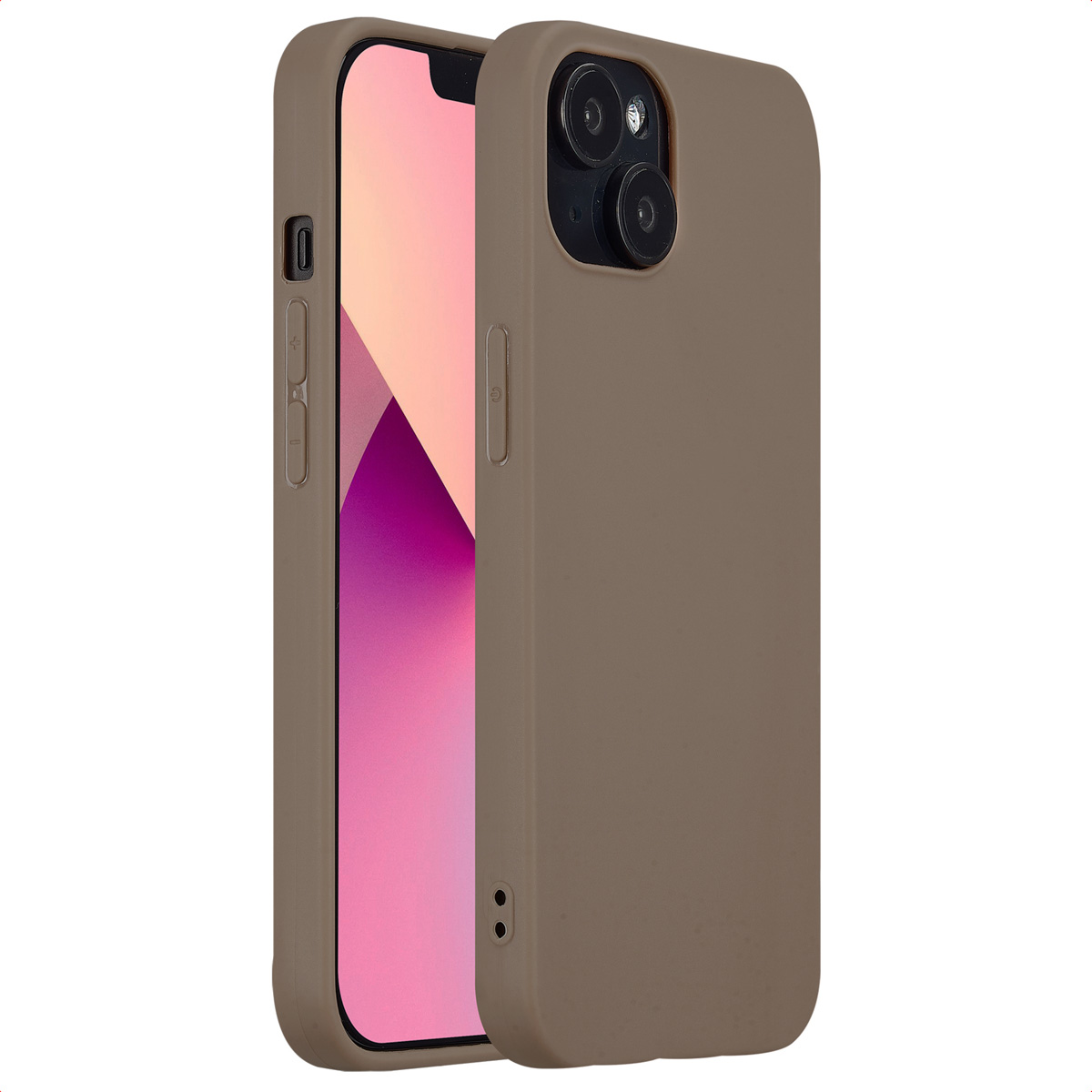 imoshion Color Backcover voor de Apple iPhone 13 - Bruin