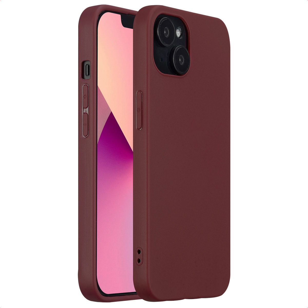 imoshion Color Backcover voor de Apple iPhone 13 - Wine Red