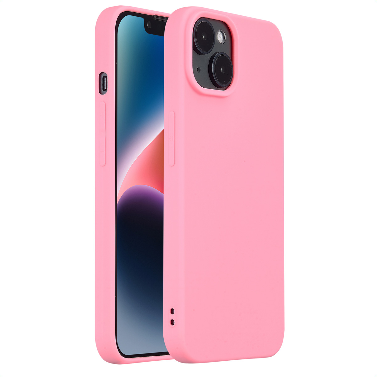 imoshion Coque Couleur Apple iPhone 14 - Bubblegum Pink