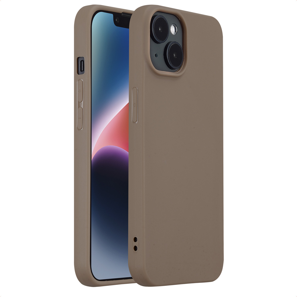 imoshion Coque Couleur Apple iPhone 14 - Marron