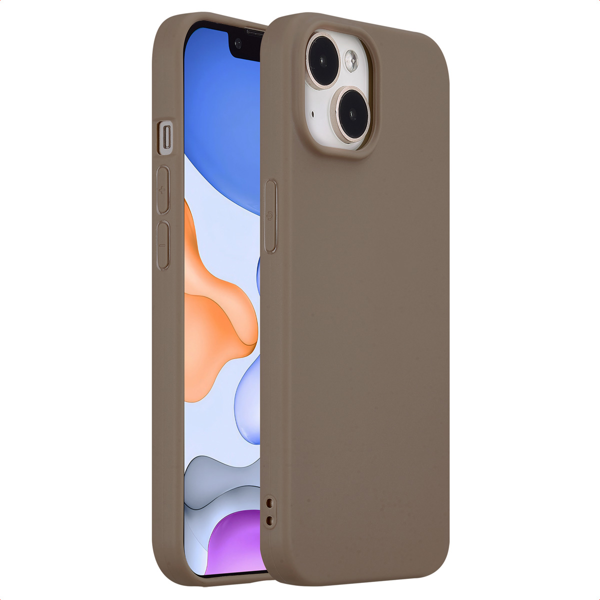 imoshion Coque Couleur Apple iPhone 15 - Marron