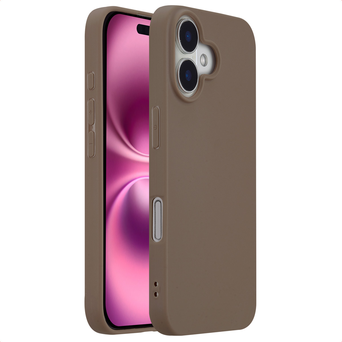 imoshion Coque Couleur Apple iPhone 16 - Marron