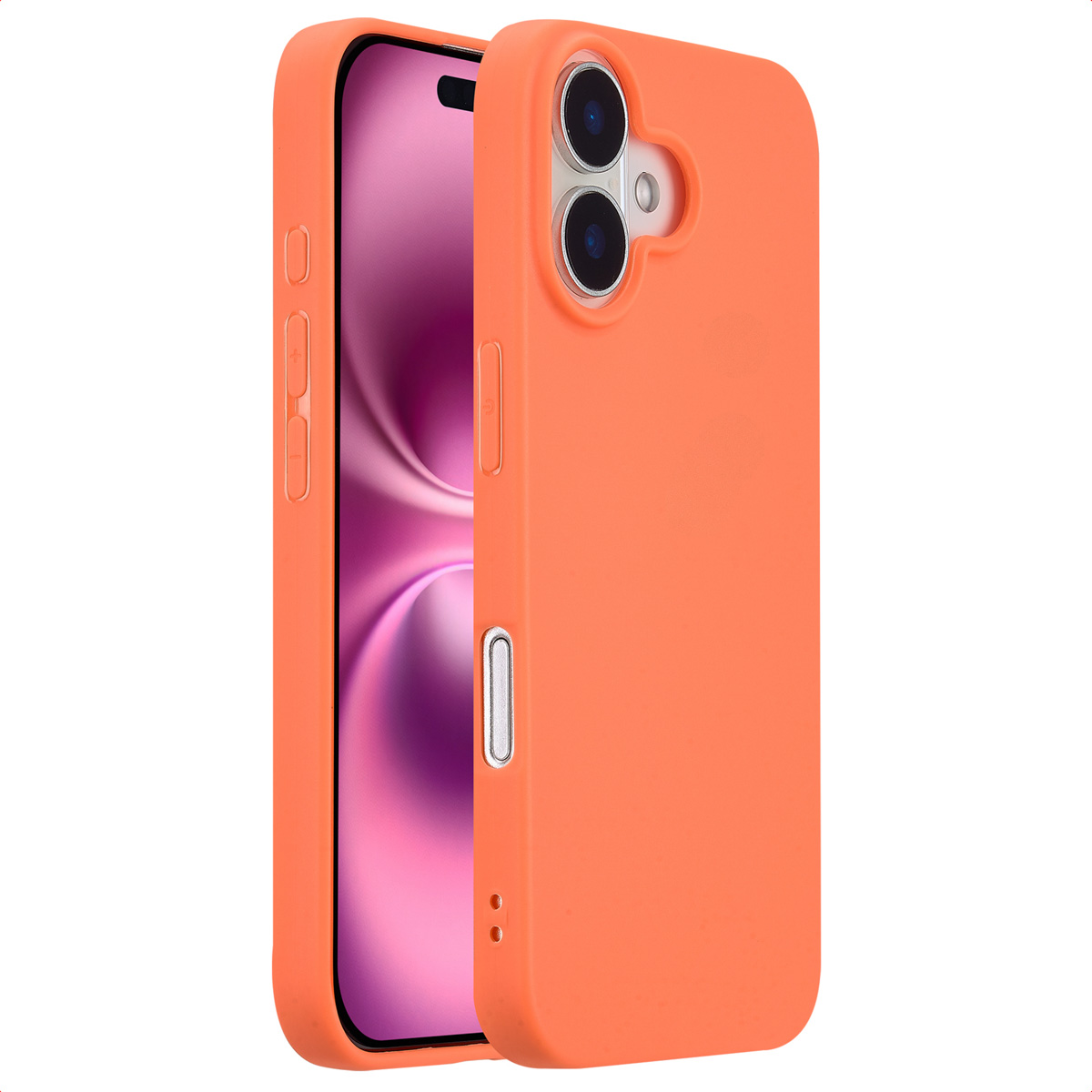 imoshion Color Backcover voor de Apple iPhone 16 - Apricot Crush Orange