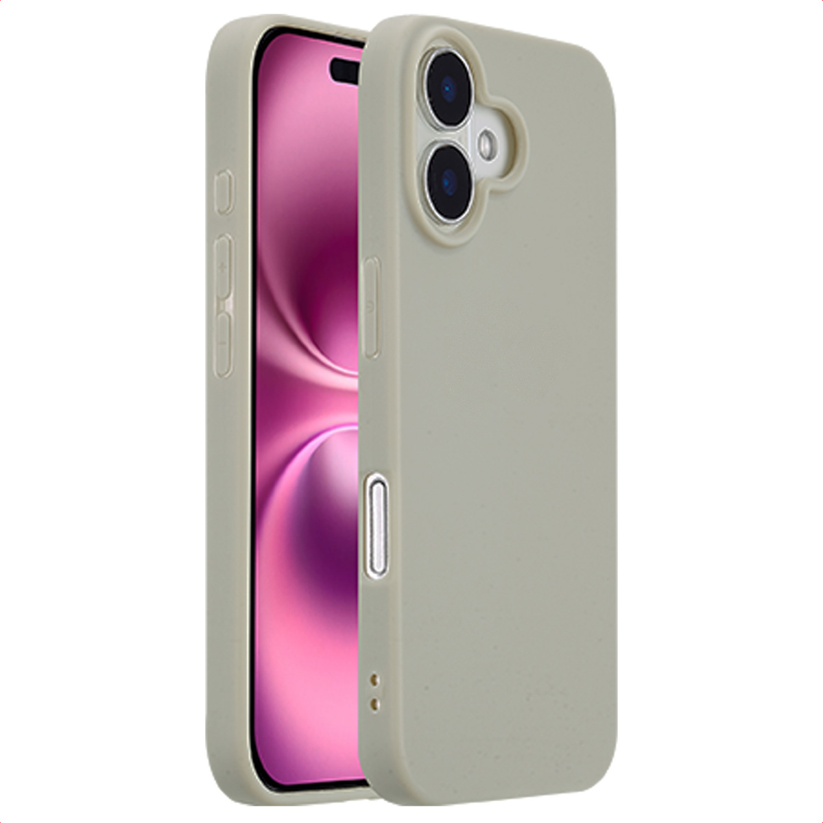 imoshion Coque Couleur Apple iPhone 16 - Gris