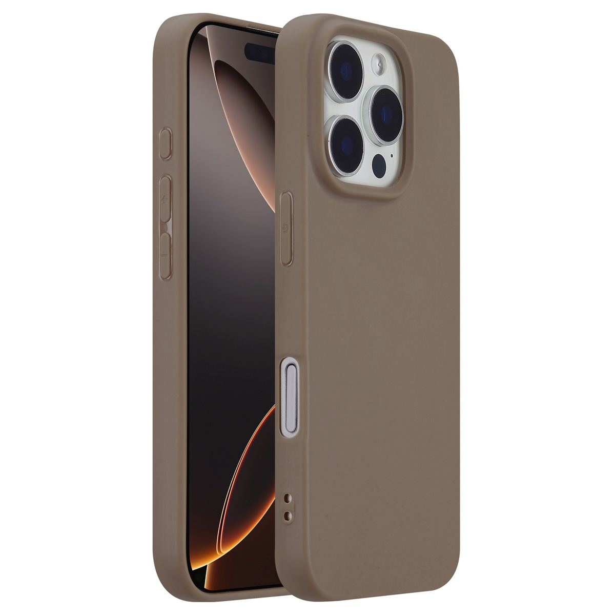 imoshion Coque Couleur Apple iPhone 16 Pro - Marron