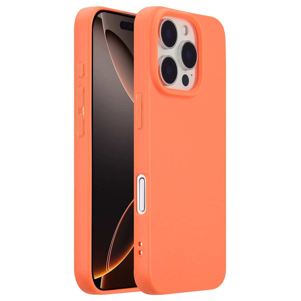 imoshion Coque Couleur Apple iPhone 16 Pro - Apricot Crush Orange