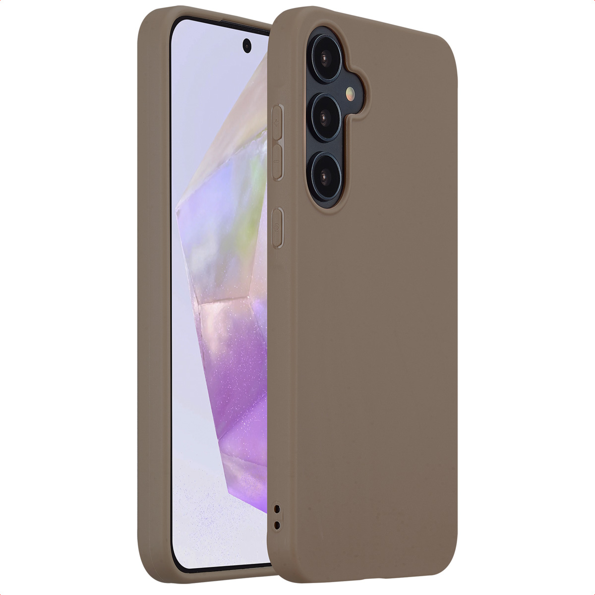 imoshion Coque Couleur Samsung Galaxy A35 - Marron
