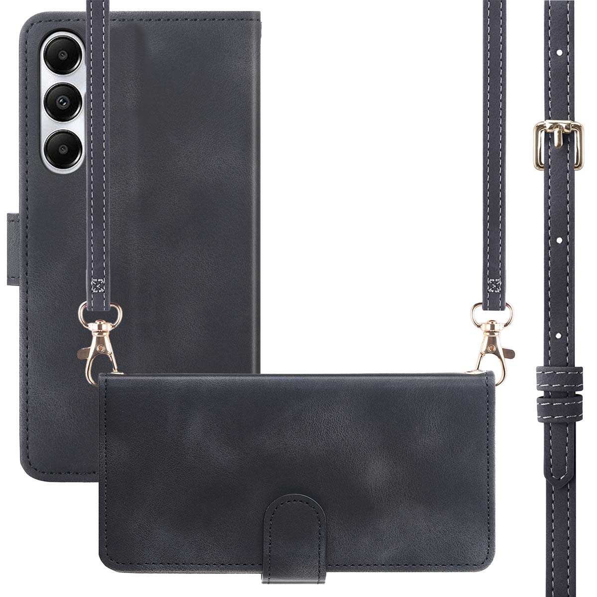 imoshion Bookcase met koord voor de Samsung Galaxy A26 - Zwart