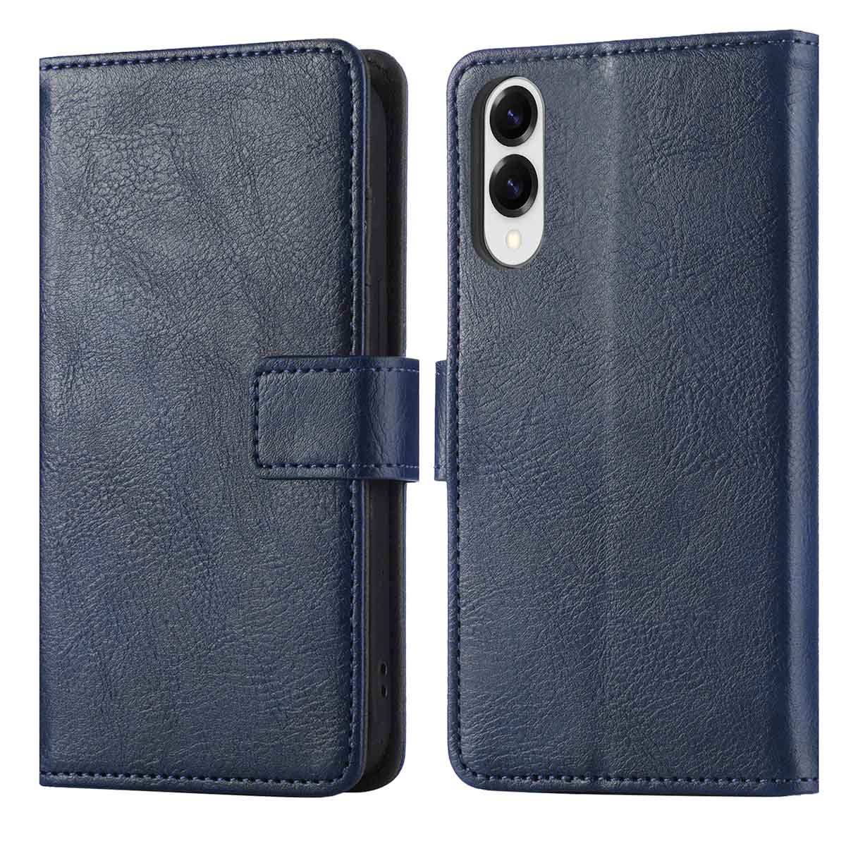 imoshion Luxe Bookcase voor de Samsung Galaxy S25 Edge - Donkerblauw