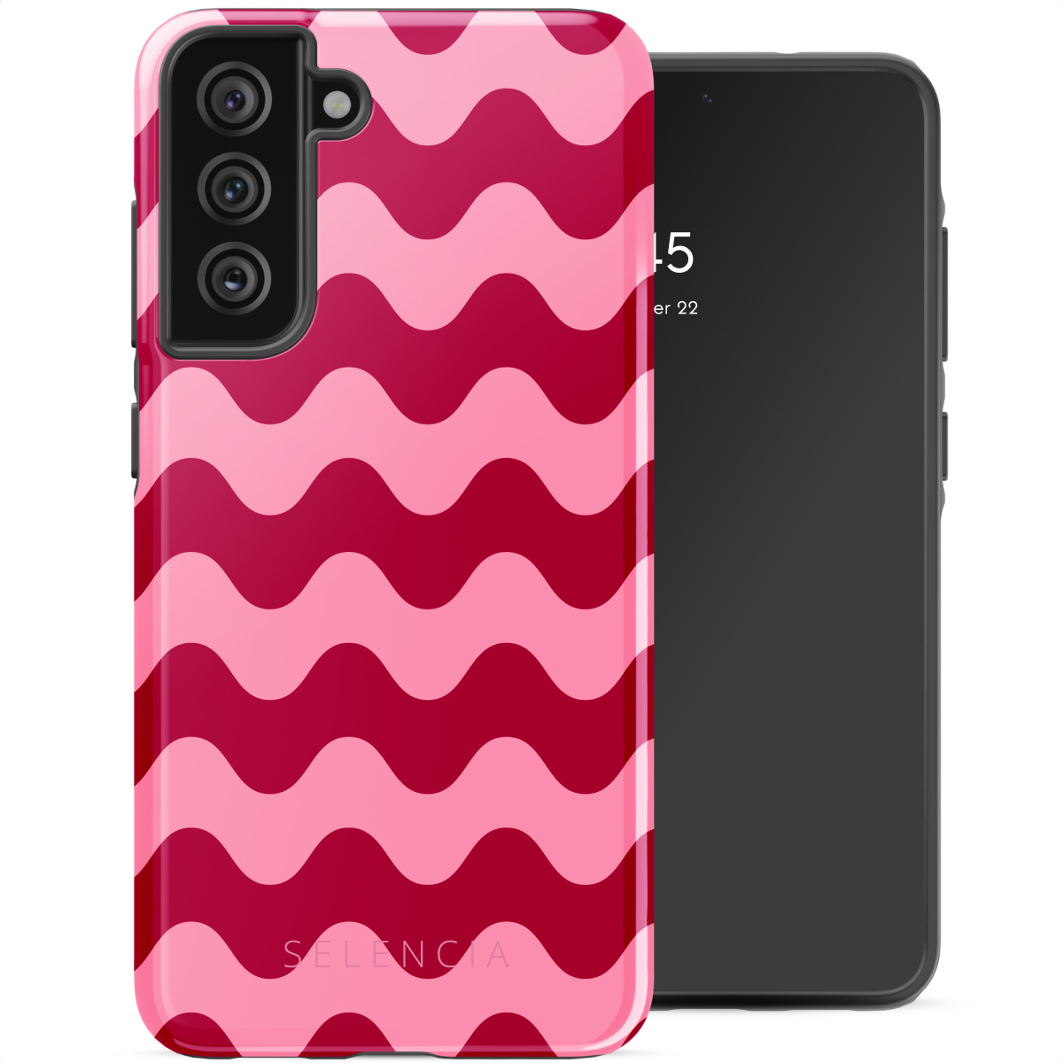 Selencia Coque arrière Vivid Samsung Galaxy S21 FE - Wave Vibes Lipstick