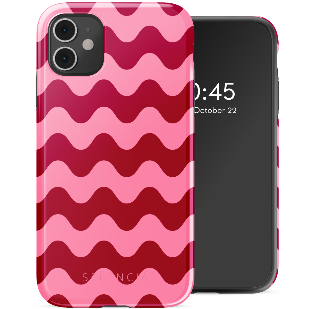 Selencia Vivid Backcover voor de Apple iPhone 11 - Wave Vibes Lipstick