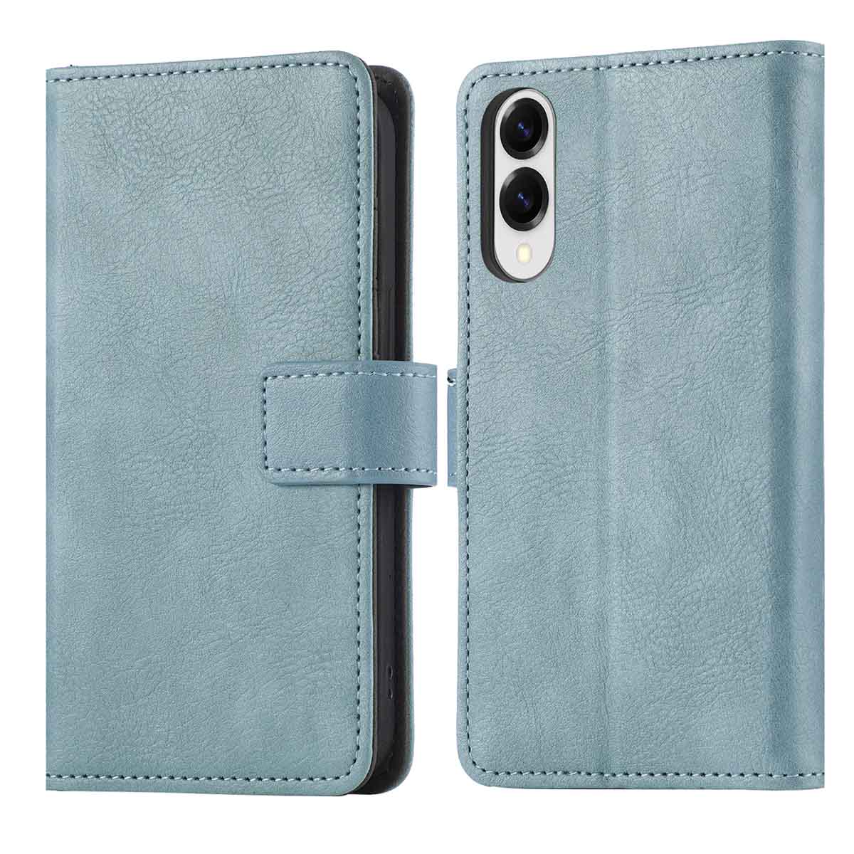 imoshion Luxe Bookcase voor de Samsung Galaxy S25 Edge - Lichtblauw