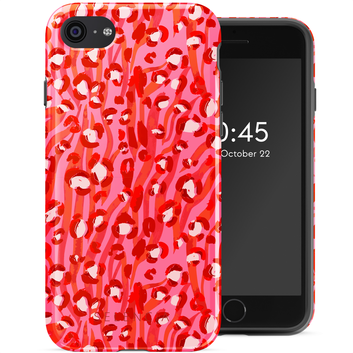 Selencia Coque arrière Vivid Apple iPhone SE (2022 / 2020) / 8 / 7 - Wild Spots Lipstick