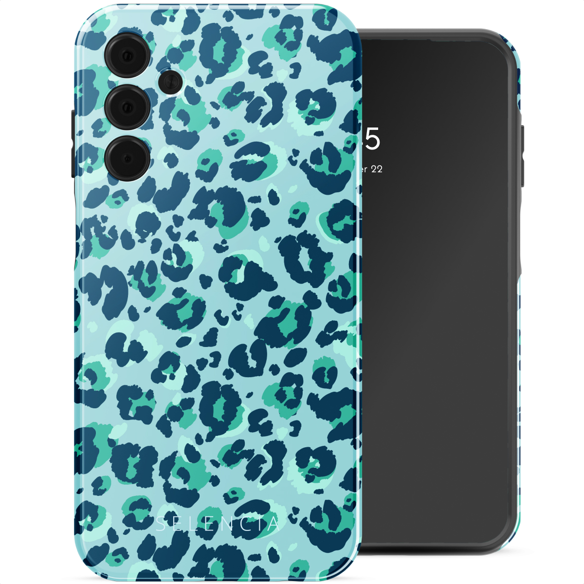 Selencia Coque arrière Vivid Samsung Galaxy A15 (5G/4G) - Wild Spots Light Blue