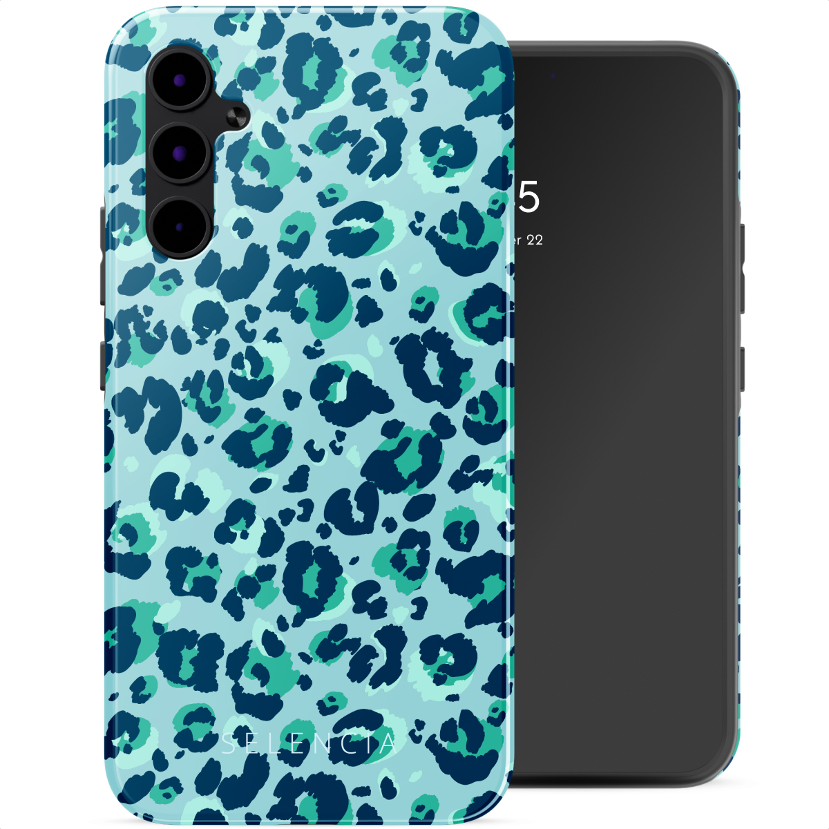 Selencia Coque arrière Vivid Samsung Galaxy A34 (5G) - Wild Spots Light Blue