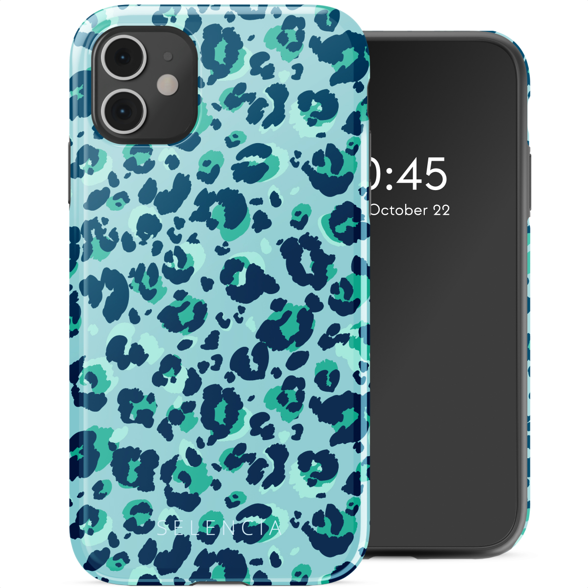 Selencia Coque arrière Vivid Apple iPhone 11 - Wild Spots Light Blue