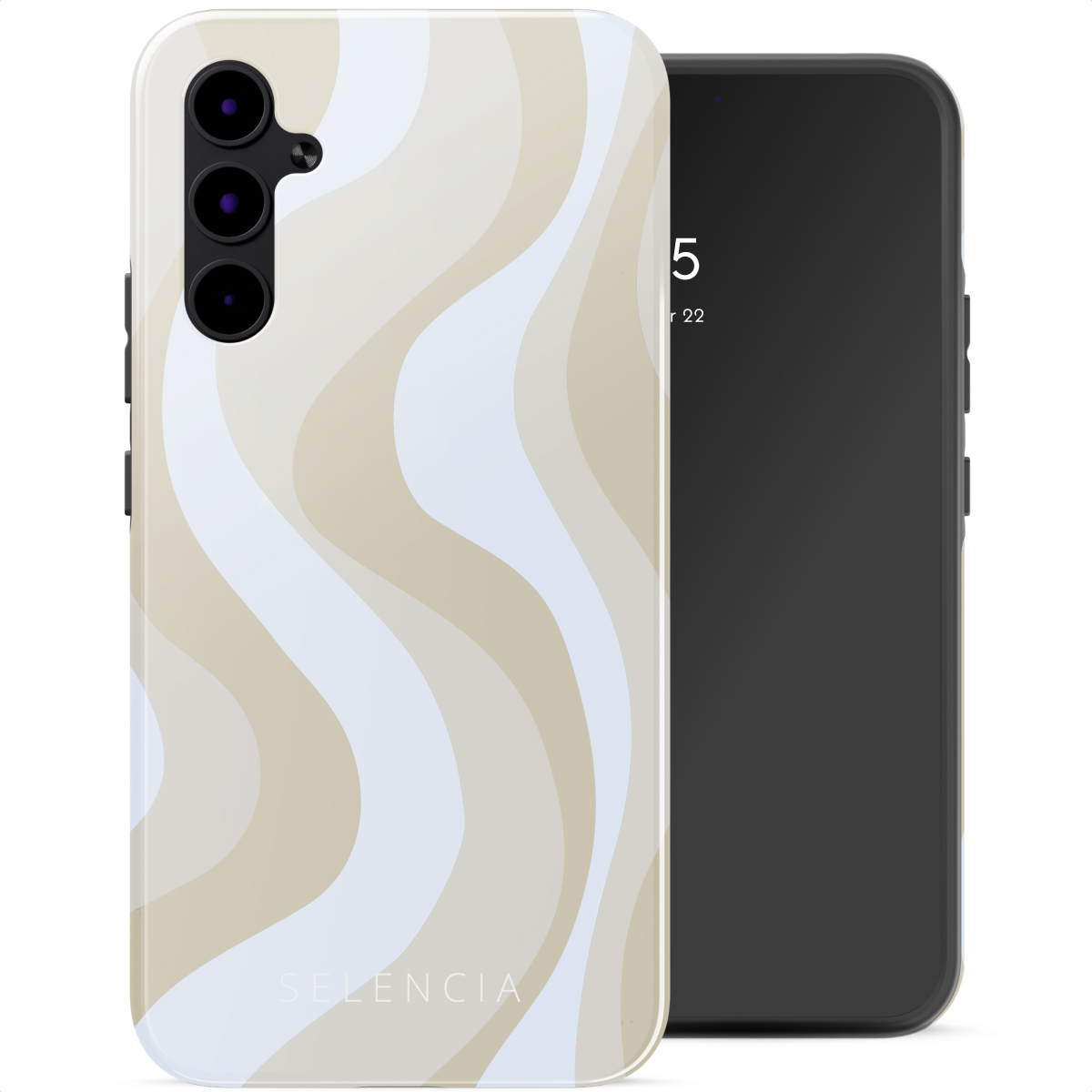 Selencia Coque arrière Vivid Samsung Galaxy A34 (5G) - Desert Waves Beige