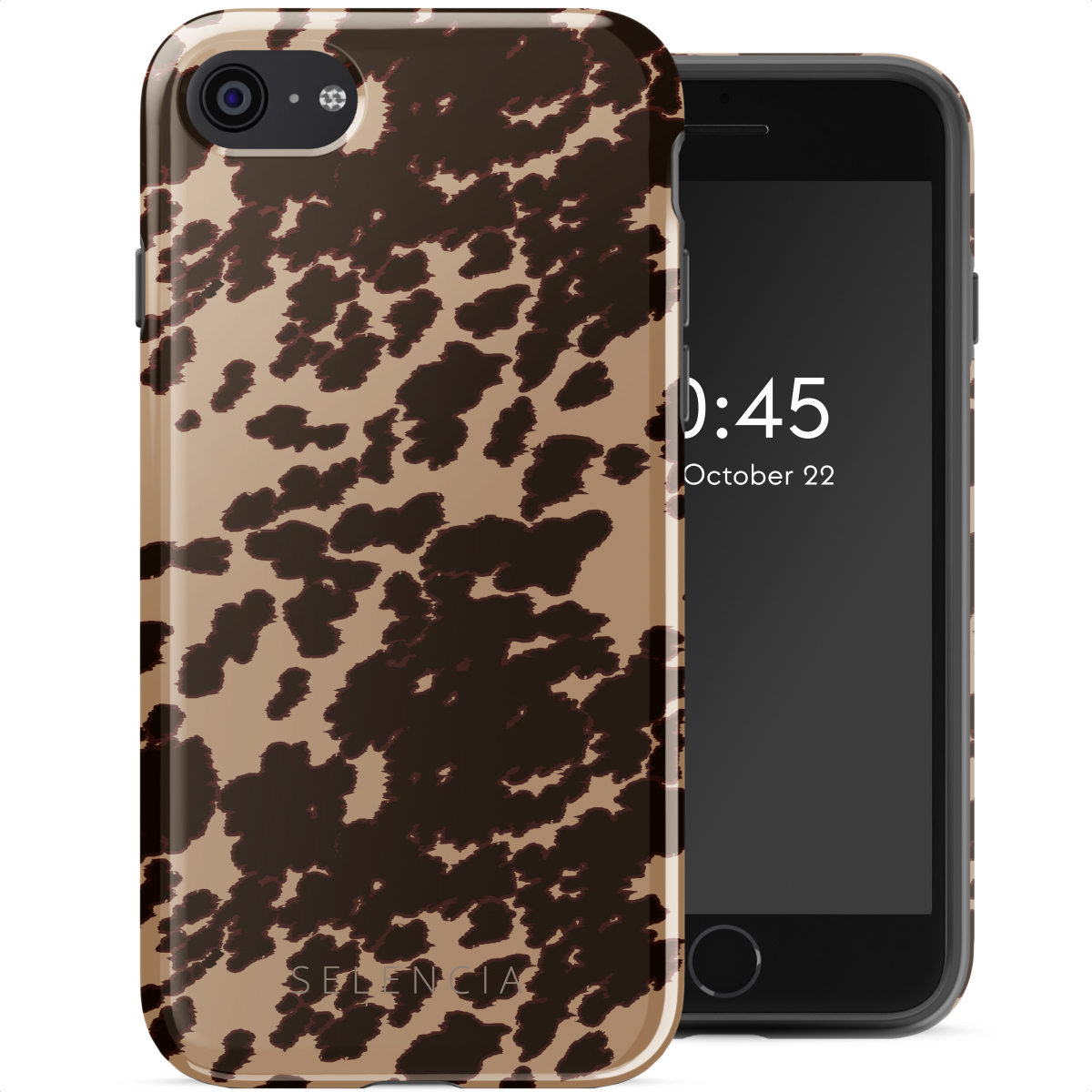 Selencia Coque arrière Vivid Apple iPhone SE (2022 / 2020) / 8 / 7 - Country Moo'd
