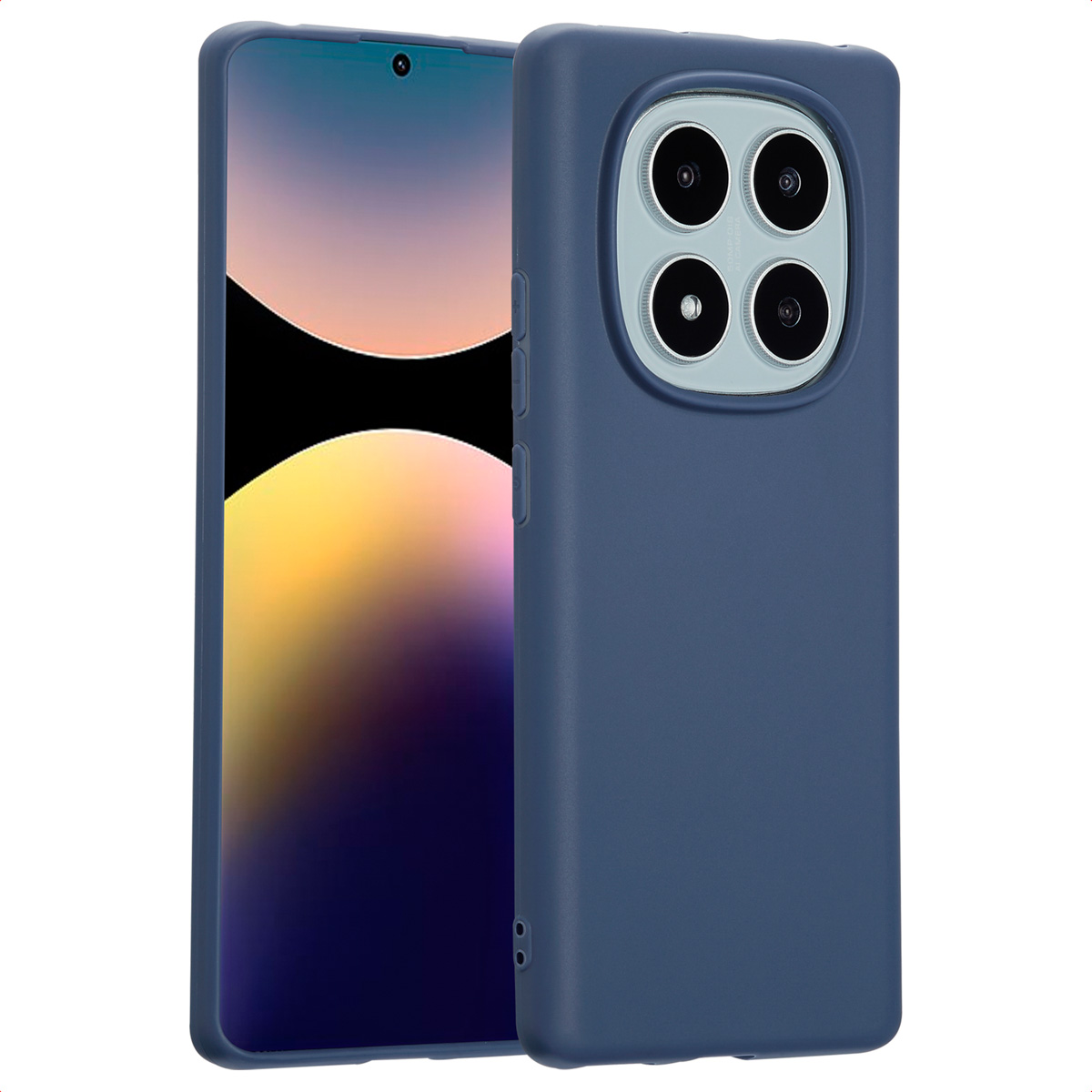imoshion Coque Couleur Xiaomi Redmi Note 14 Pro (5G) - Bleu foncé